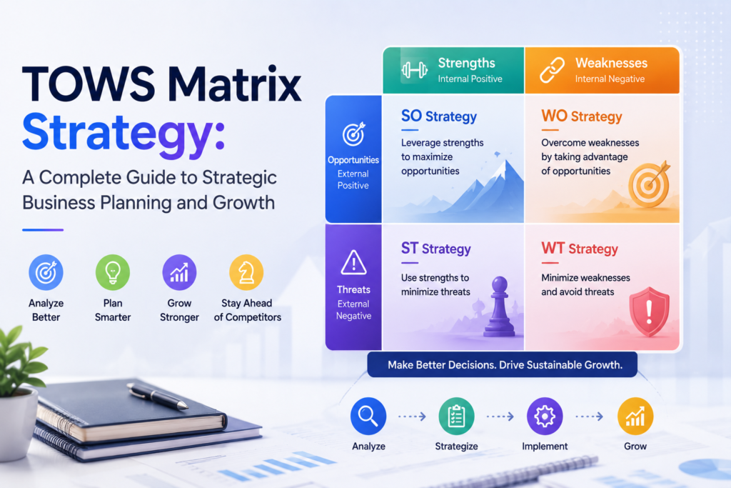TOWS Matrix Strategy: A Complete Guide to Strategic Business Planning and Growth